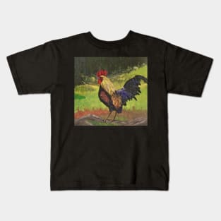 Rooster Time Kids T-Shirt